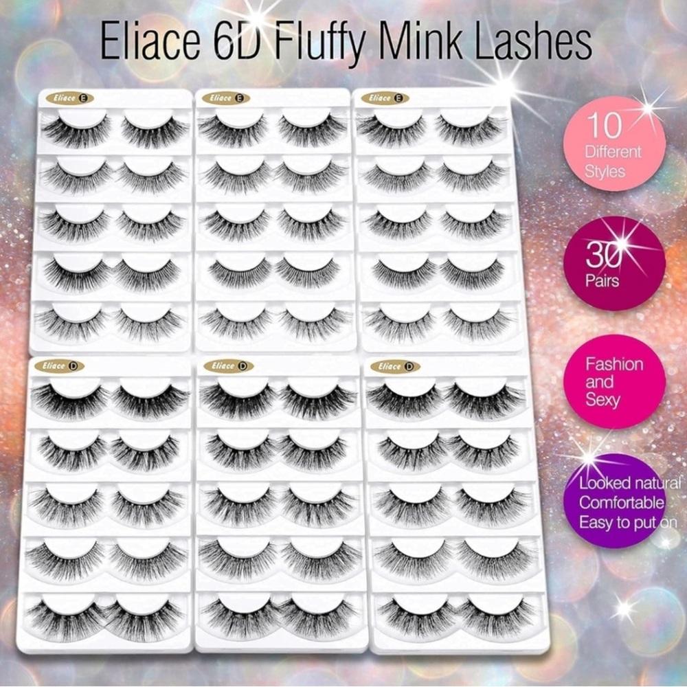 Lashes “6D 30~Pk Mink Lashes”
NIB